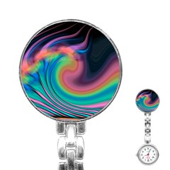 Abstract Art Abstract Background Stainless Steel Nurses Watch by Simbadda