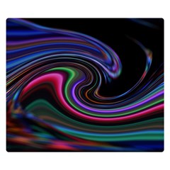 Art Abstract Colorful Abstract Art Double Sided Flano Blanket (small) 