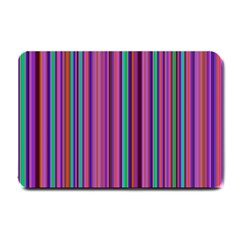 Stripes Wallpaper Texture Small Doormat  by Simbadda