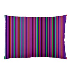 Stripes Wallpaper Texture Pillow Case (two Sides) by Simbadda