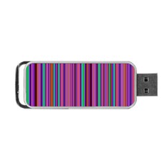 Stripes Wallpaper Texture Portable Usb Flash (one Side) by Simbadda