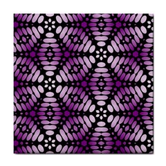 Pattern Purple Seamless Design Tile Coaster by Simbadda