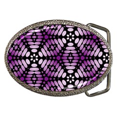 Pattern Purple Seamless Design Belt Buckles by Simbadda