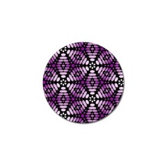 Pattern Purple Seamless Design Golf Ball Marker by Simbadda