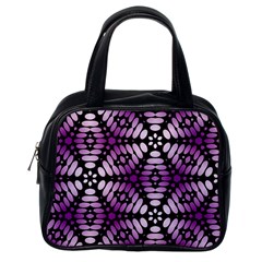 Pattern Purple Seamless Design Classic Handbag (one Side) by Simbadda