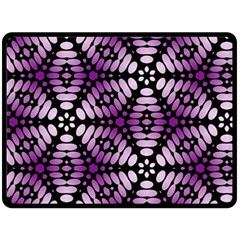 Pattern Purple Seamless Design Fleece Blanket (large)  by Simbadda