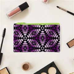 Pattern Purple Seamless Design Cosmetic Bag (xs) by Simbadda