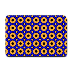 Pattern Circle Seamless Texture Small Doormat  by Simbadda