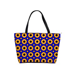 Pattern Circle Seamless Texture Classic Shoulder Handbag by Simbadda