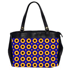 Pattern Circle Seamless Texture Oversize Office Handbag (2 Sides) by Simbadda