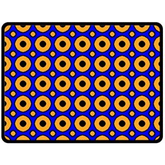 Pattern Circle Seamless Texture Fleece Blanket (large)  by Simbadda