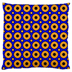 Pattern Circle Seamless Texture Large Cushion Case (one Side) by Simbadda