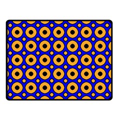 Pattern Circle Seamless Texture Double Sided Fleece Blanket (small)  by Simbadda