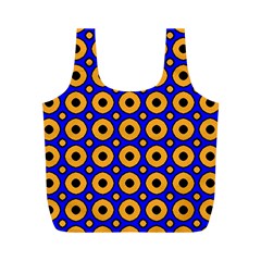 Pattern Circle Seamless Texture Full Print Recycle Bag (m) by Simbadda