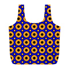 Pattern Circle Seamless Texture Full Print Recycle Bag (l) by Simbadda