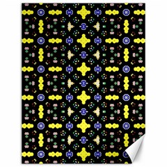 Pattern Black Background Texture Canvas 12  X 16 