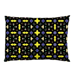 Pattern Black Background Texture Pillow Case (two Sides) by Simbadda