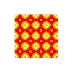 Sun Pattern Texture Seamless Square Magnet by Simbadda