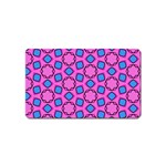 Pattern Pink Stars Texture Seamless Magnet (Name Card) Front