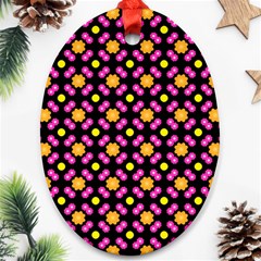 Pattern Colorful Texture Design Ornament (Oval)