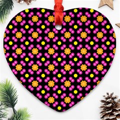 Pattern Colorful Texture Design Ornament (Heart)