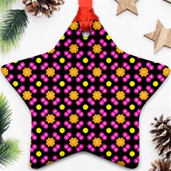 Pattern Colorful Texture Design Ornament (Star)