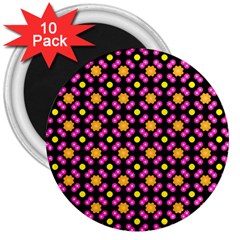 Pattern Colorful Texture Design 3  Magnets (10 pack) 