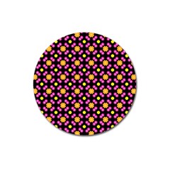 Pattern Colorful Texture Design Magnet 3  (Round)