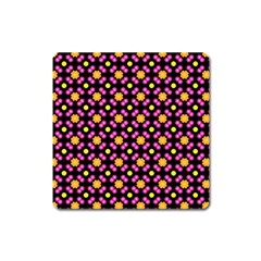 Pattern Colorful Texture Design Square Magnet