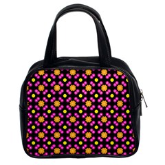 Pattern Colorful Texture Design Classic Handbag (two Sides) by Simbadda