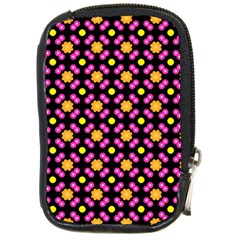 Pattern Colorful Texture Design Compact Camera Leather Case