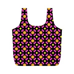 Pattern Colorful Texture Design Full Print Recycle Bag (M)