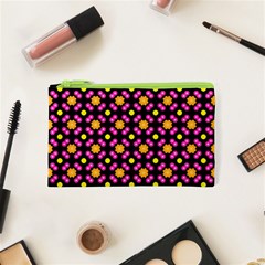 Pattern Colorful Texture Design Cosmetic Bag (xs) by Simbadda