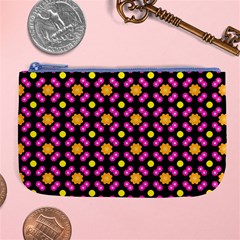 Pattern Colorful Texture Design Large Coin Purse