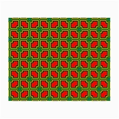 Pattern Modern Texture Seamless Red Yellow Green Small Glasses Cloth by Simbadda