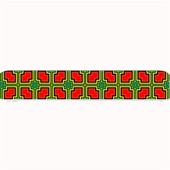 Pattern Modern Texture Seamless Red Yellow Green Small Bar Mats by Simbadda