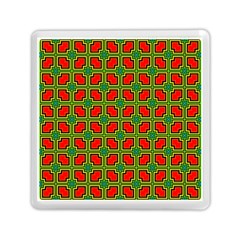 Pattern Modern Texture Seamless Red Yellow Green Memory Card Reader (square) by Simbadda