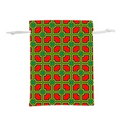 Pattern Modern Texture Seamless Red Yellow Green Lightweight Drawstring Pouch (m)