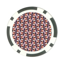 Pattern Abstract Fabric Wallpaper Poker Chip Card Guard (10 Pack) by Simbadda