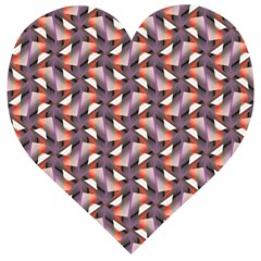 Pattern Abstract Fabric Wallpaper Wooden Puzzle Heart by Simbadda