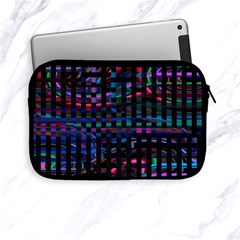 Stripes Background Black Colorful Apple Ipad Mini Zipper Cases by Simbadda