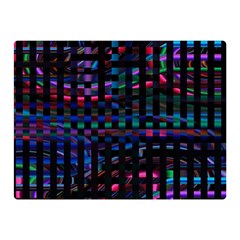 Stripes Background Black Colorful Double Sided Flano Blanket (mini)  by Simbadda