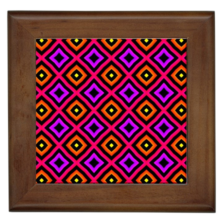 Squares Modern Backgrounds Texture Framed Tile