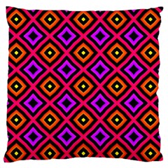 Squares Modern Backgrounds Texture Large Flano Cushion Case (one Side) by Simbadda