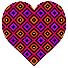 Squares Modern Backgrounds Texture Wooden Puzzle Heart