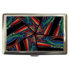 Abstract Art Abstract Background Cigarette Money Case by Simbadda