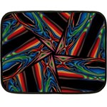 Abstract Art Abstract Background Double Sided Fleece Blanket (Mini)  35 x27  Blanket Back