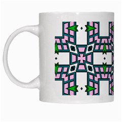 Backgrounds Texture Modern Pattern White Mugs by Simbadda