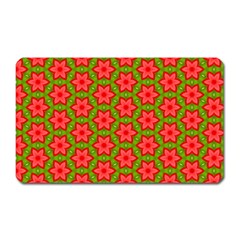 Pattern Flower Texture Seamless Magnet (rectangular) by Simbadda