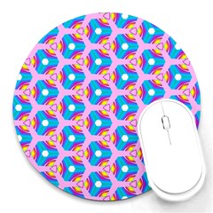 Background Pattern Backgrounds Round Mousepads by Simbadda